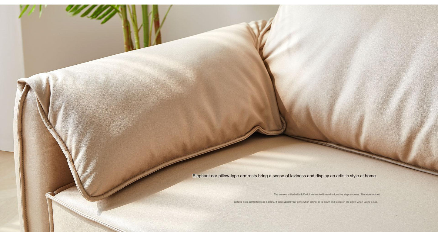 In-Elephant ear technology fabric sofa 2 seater