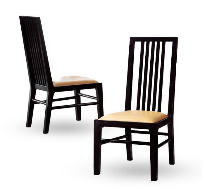 IN-Chinese Style Solid Wood Round Turnable Dining Set