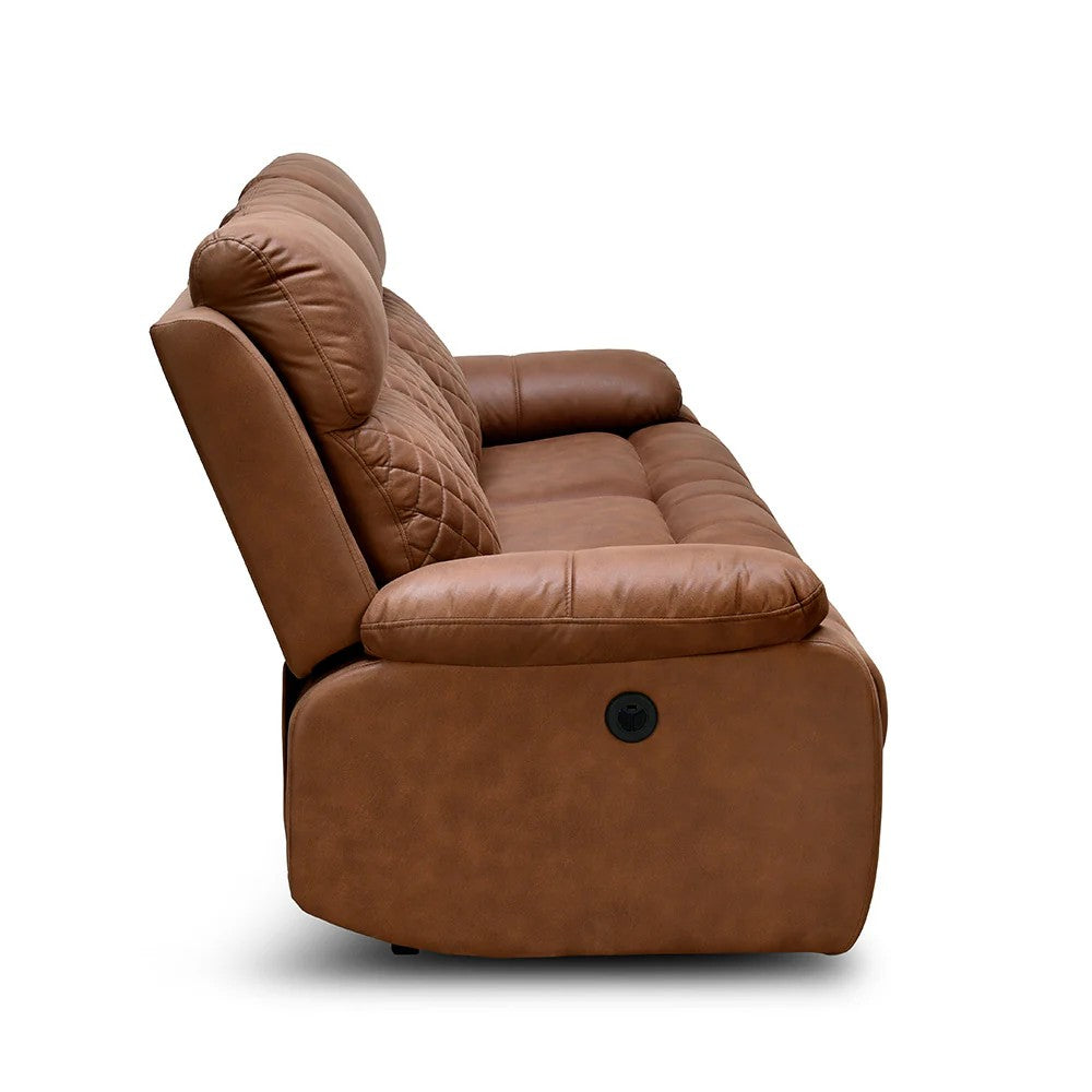 Recliner Set Electric Brown