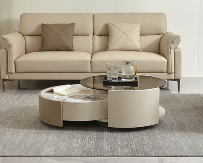 IN-Cream style combination coffee table