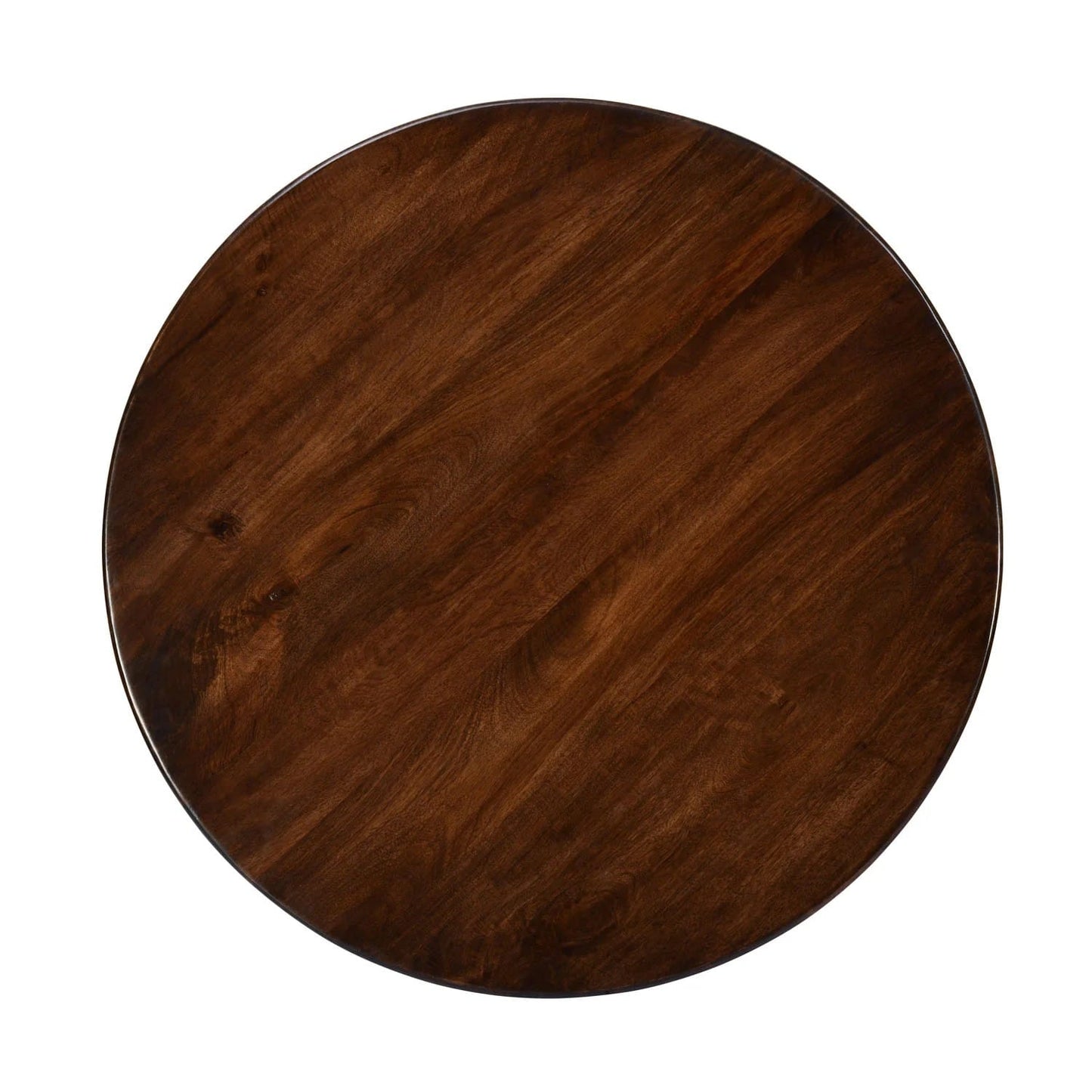 Crater Solid Wood Center Table-Walnut