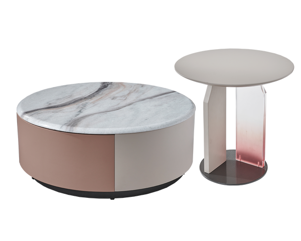 IN-Sand Dune Light Luxury Microcrystalline Stone Combination Coffee Table