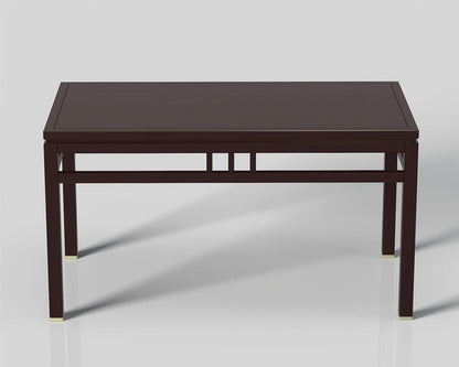 IN-Chinese Style Solid Wood Long Dining Set