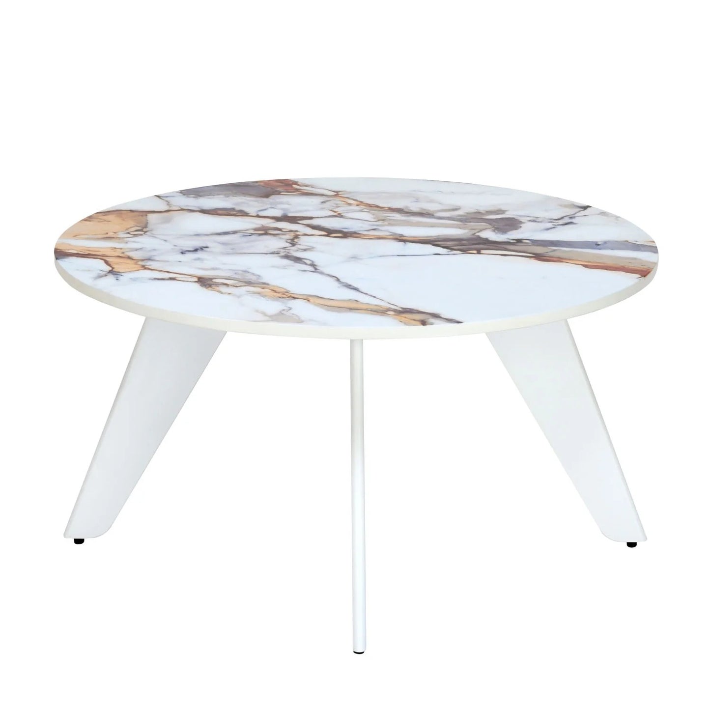 Christa Engineered Wood Center Table with-White