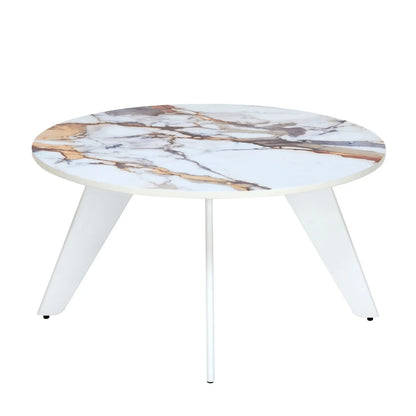 Christa Engineered Wood Center Table with-White