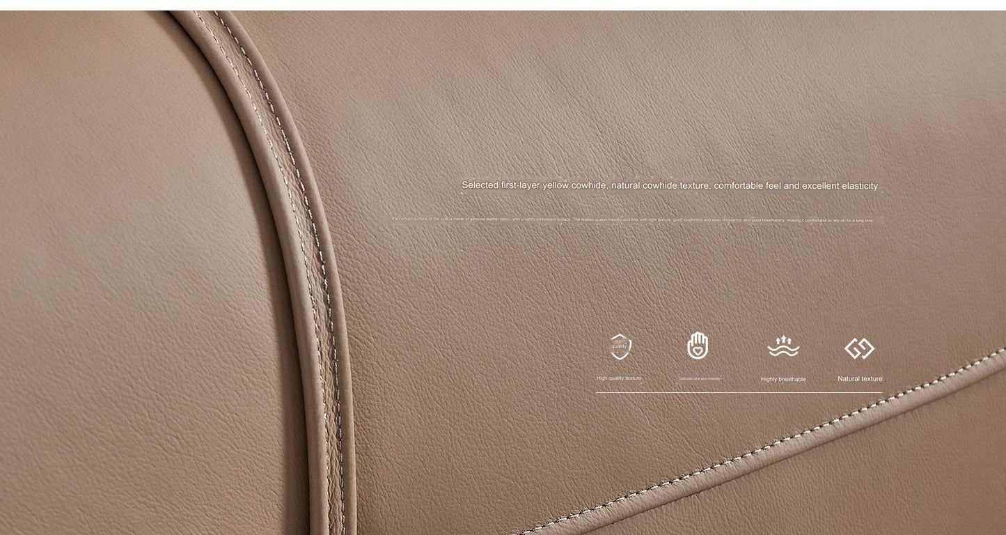 IN-Yunshan-Italian minimalist leather soft bed