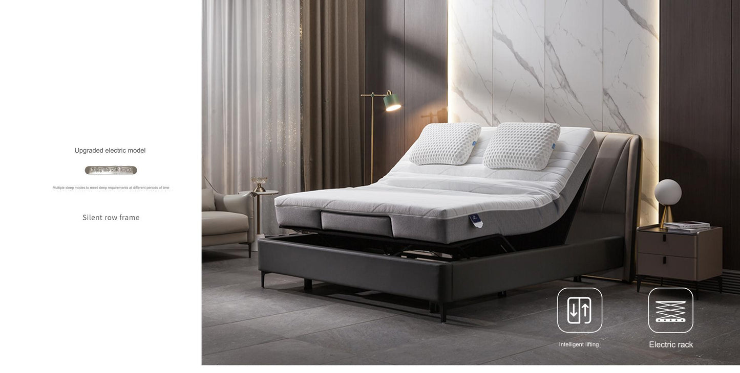 IN-Xilinmen Modern light luxury leather soft bed electric