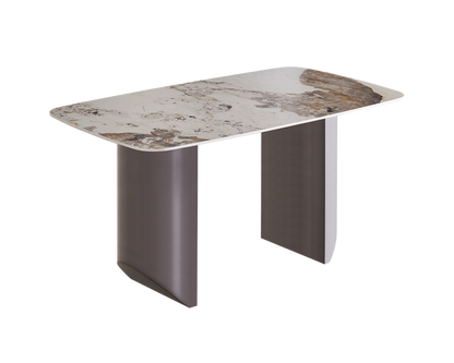 IN-Modern Viewing Dining Table and Chairs Set