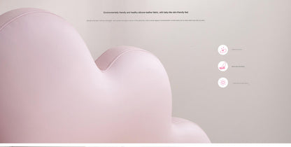 IN-Marshmallow modern simple children's leather bed