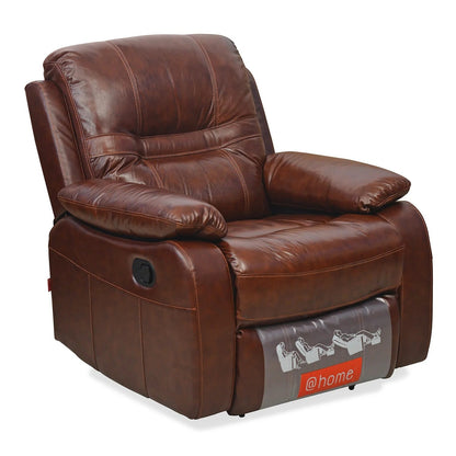 Wilson 1 Seater Sofa with Rocker Recliner-Caramel