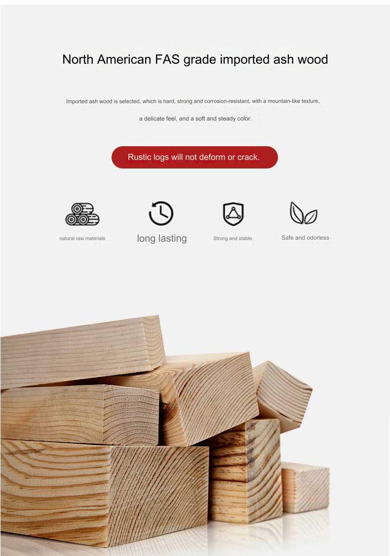 IN-Nordic solid wood bed