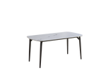 IN-Modern simple panda white dining table and chair Set