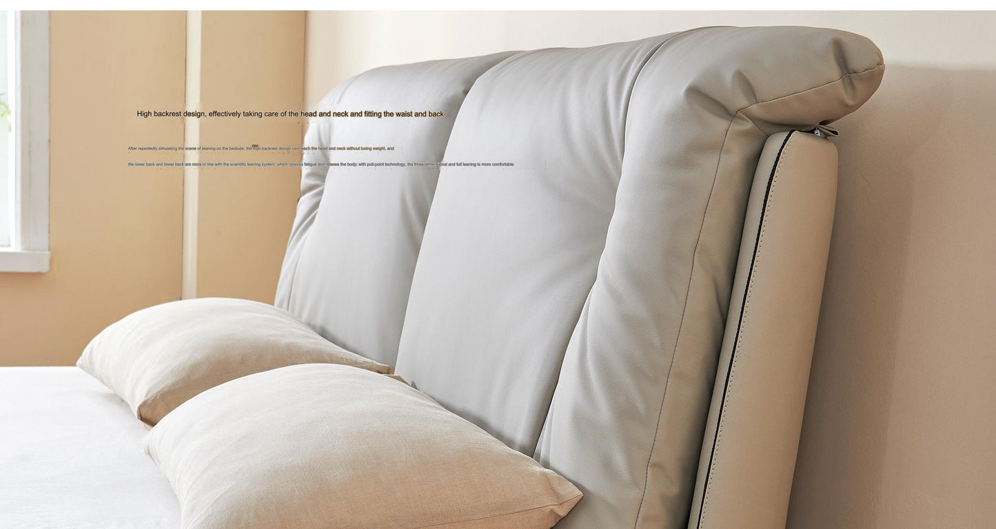 IN-Wilderness Series Modern Minimalist Leather Soft Bed
