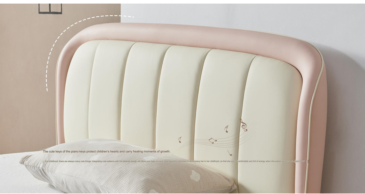 IN-Two-color piano key children's bed