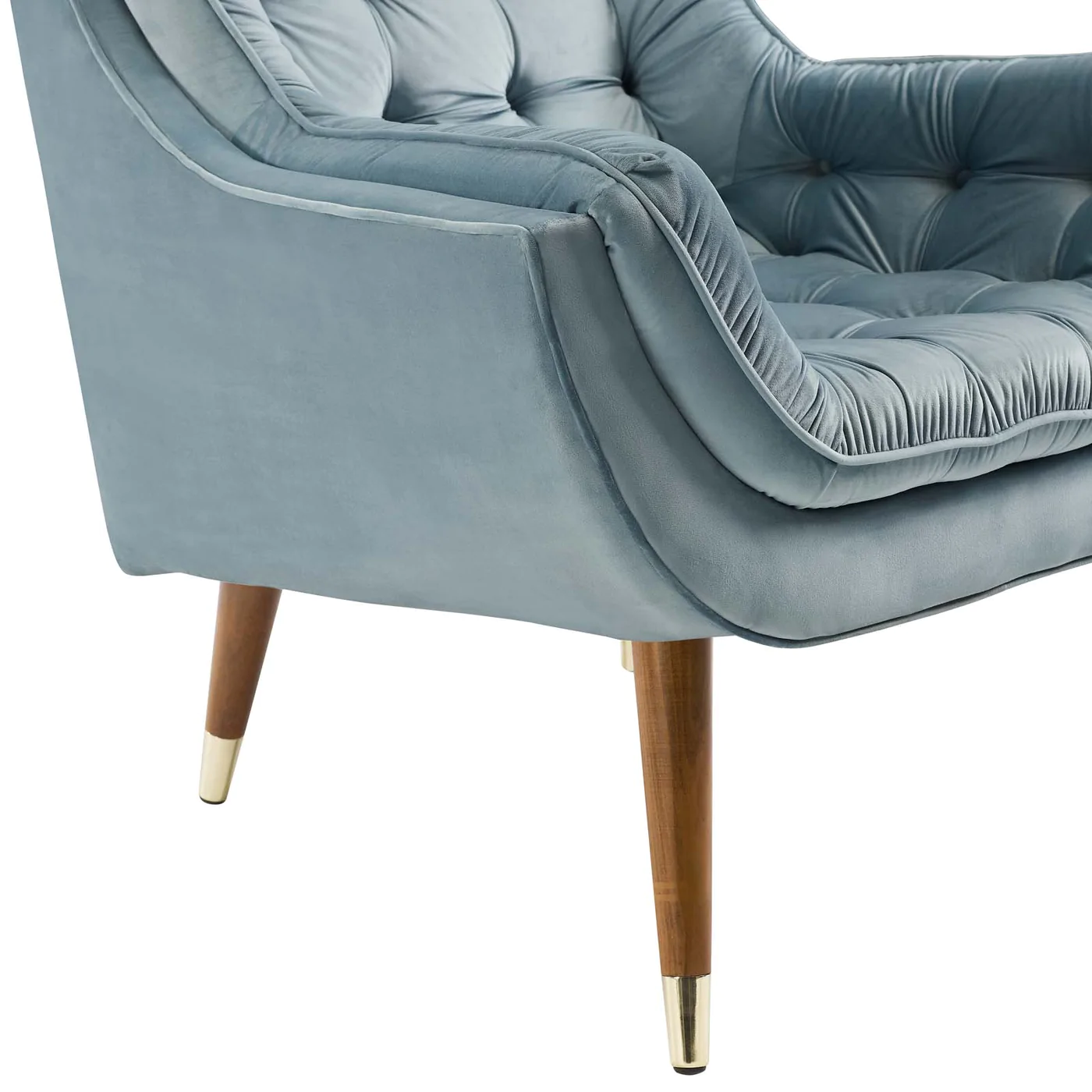 Button Tufted Accent Chair