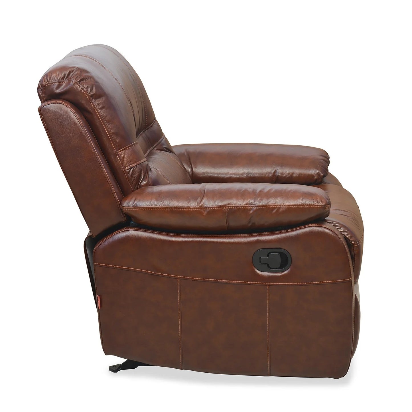 Wilson 1 Seater Sofa with Rocker Recliner-Caramel