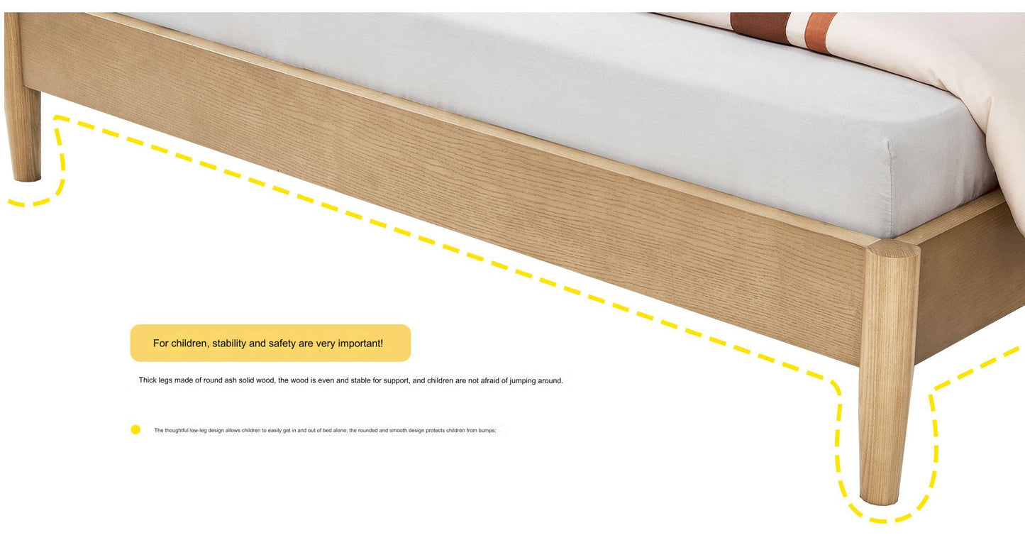 IN-Wood Language-Log style children's bed