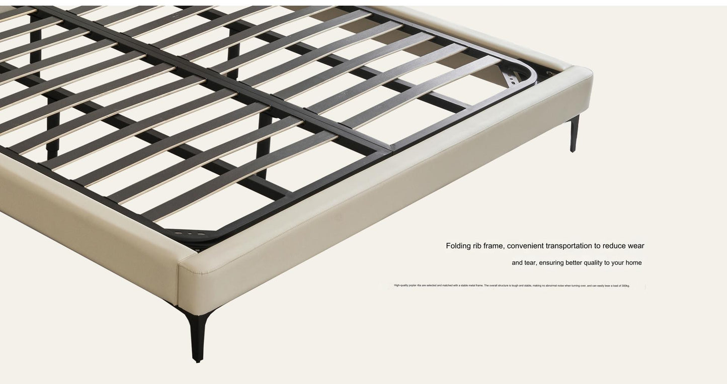 IN-Piano key technology leather soft bed