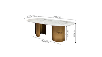 IN-Modern Light Luxury Dining Table and Chairs [high-end]