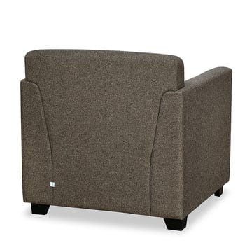 Svelte Plus 1 Seater Sofa with Cushion-Dark Brown