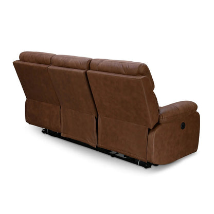 Recliner Set Electric Brown