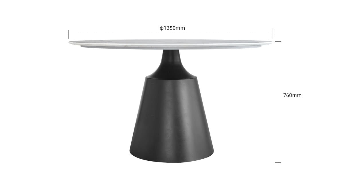 IN-Modern Simple Round Dining Table Set