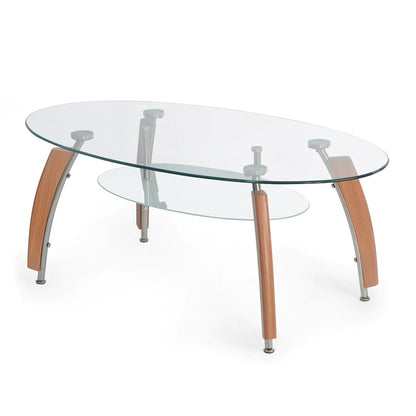 Drew Center Table-Clear