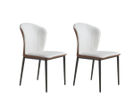 IN-Modern simple panda white dining table and chair Set
