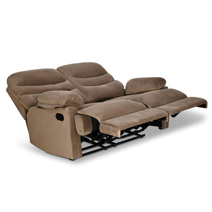 Skelton 2 Seater Recliner-Brown