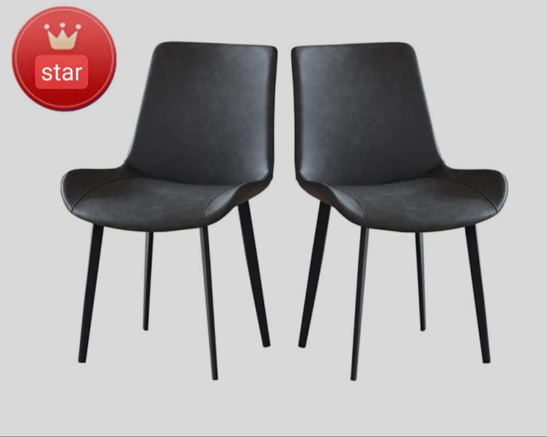 IN-Modern Rock Slab Dining Set (Luca White)