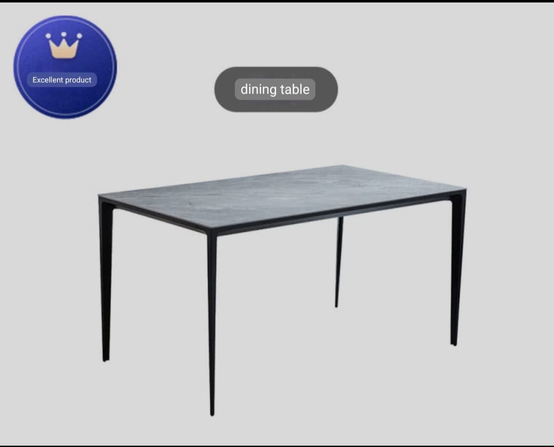 IN-Modern Minimalist Slate Dining Set