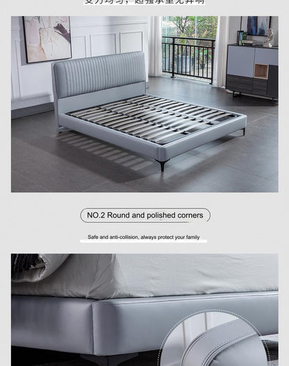 IN-Fei Nanxue modern minimalist leather art soft bed