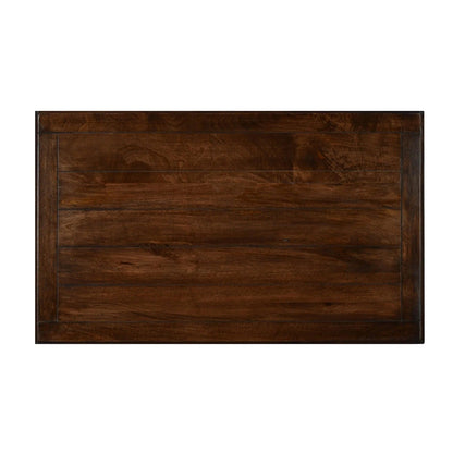 Karla Solid Wood Center Table-Walnut