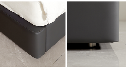 IN-Modern minimalist technology leather soft bed