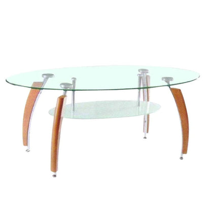 Drew Center Table-Clear