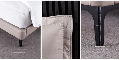IN-Ivan-Modern Simple Leather Soft Bed
