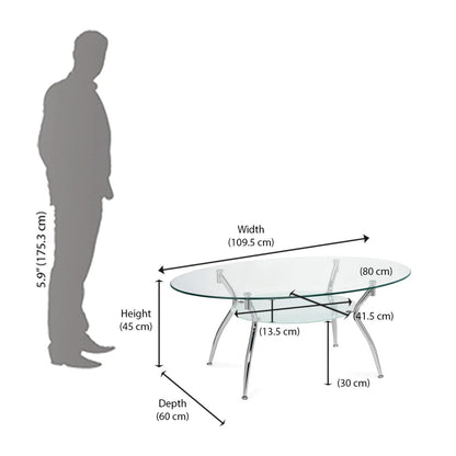 Derry Center Table-Clear