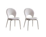 IN-Modern milk coffee storage dining table and chairs