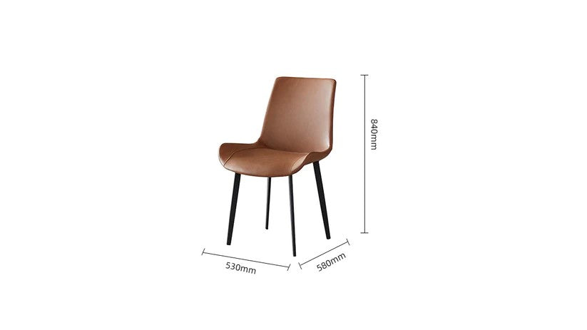IN-Modern Rock Slab Dining Set (Luca White)