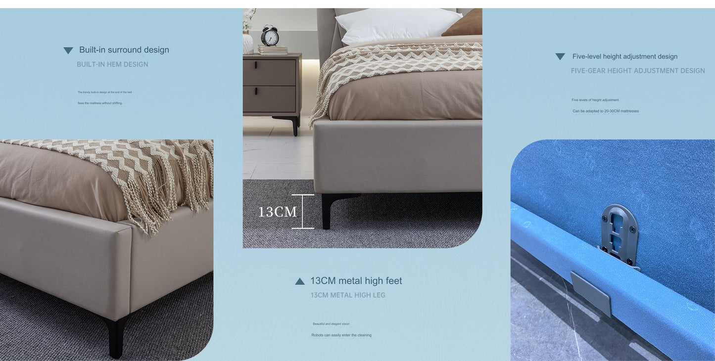 IN-CBD brand series Italian leather soft bed