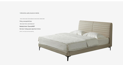 IN-Piano key technology leather soft bed