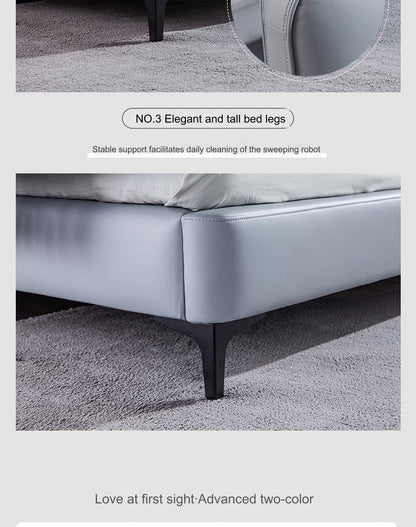 IN-Fei Nanxue modern minimalist leather art soft bed