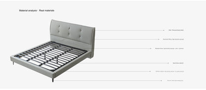 IN-Morag - minimalist silicone leather soft bed