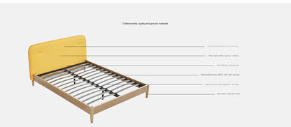 IN-Wood Language-Log style children's bed