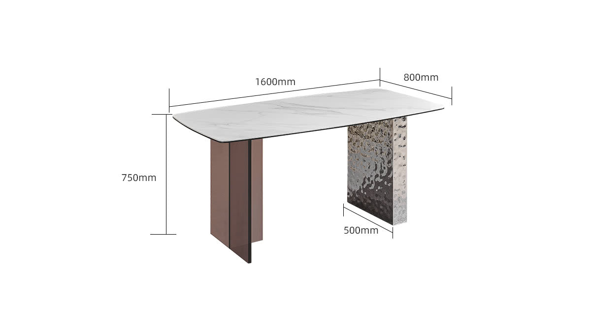 IN-Modern simple acrylic dining set