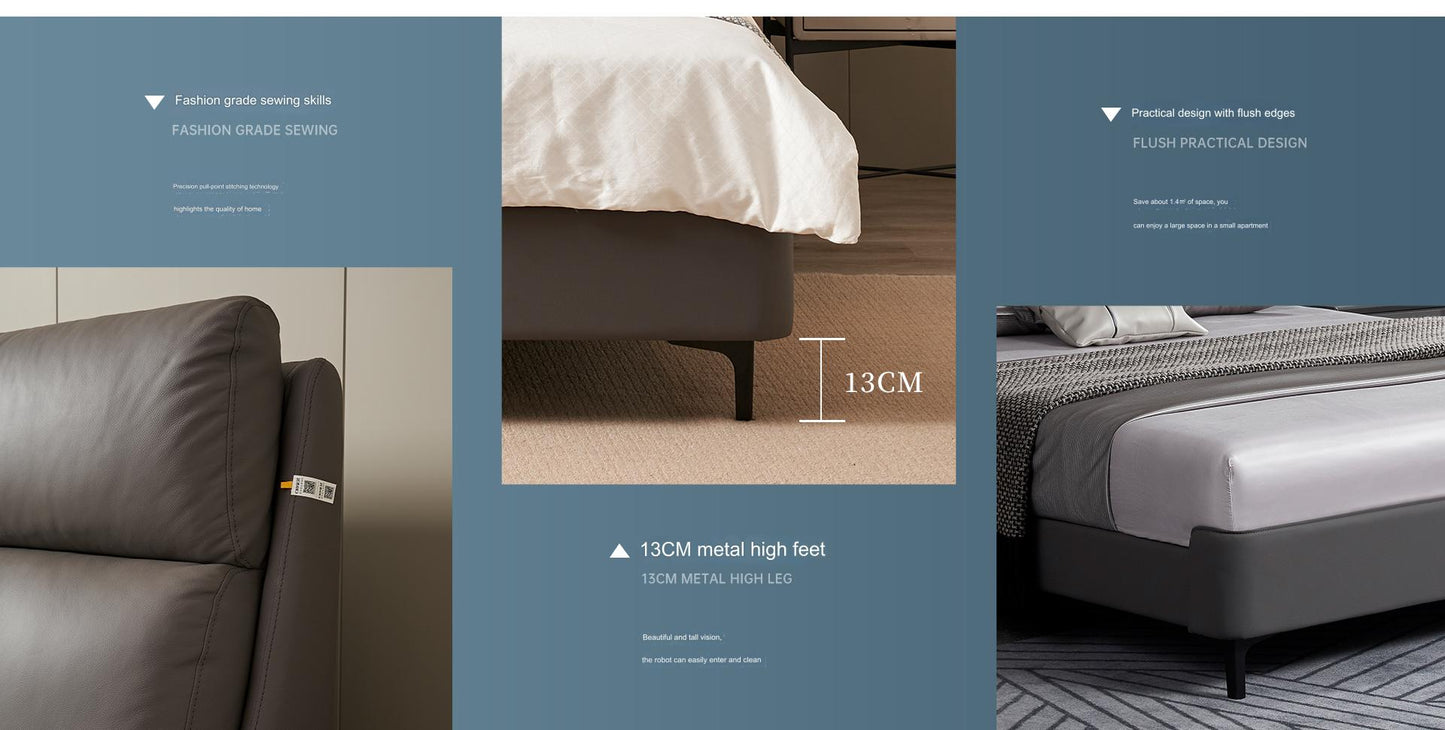 IN-CBD brand series modern leather soft bed