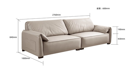 In-Elephant ear technology fabric sofa 2 seater
