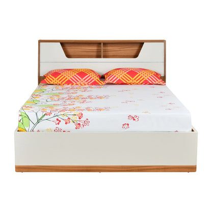 Eternal Queen Bed With Hydraulic Storage-Teak