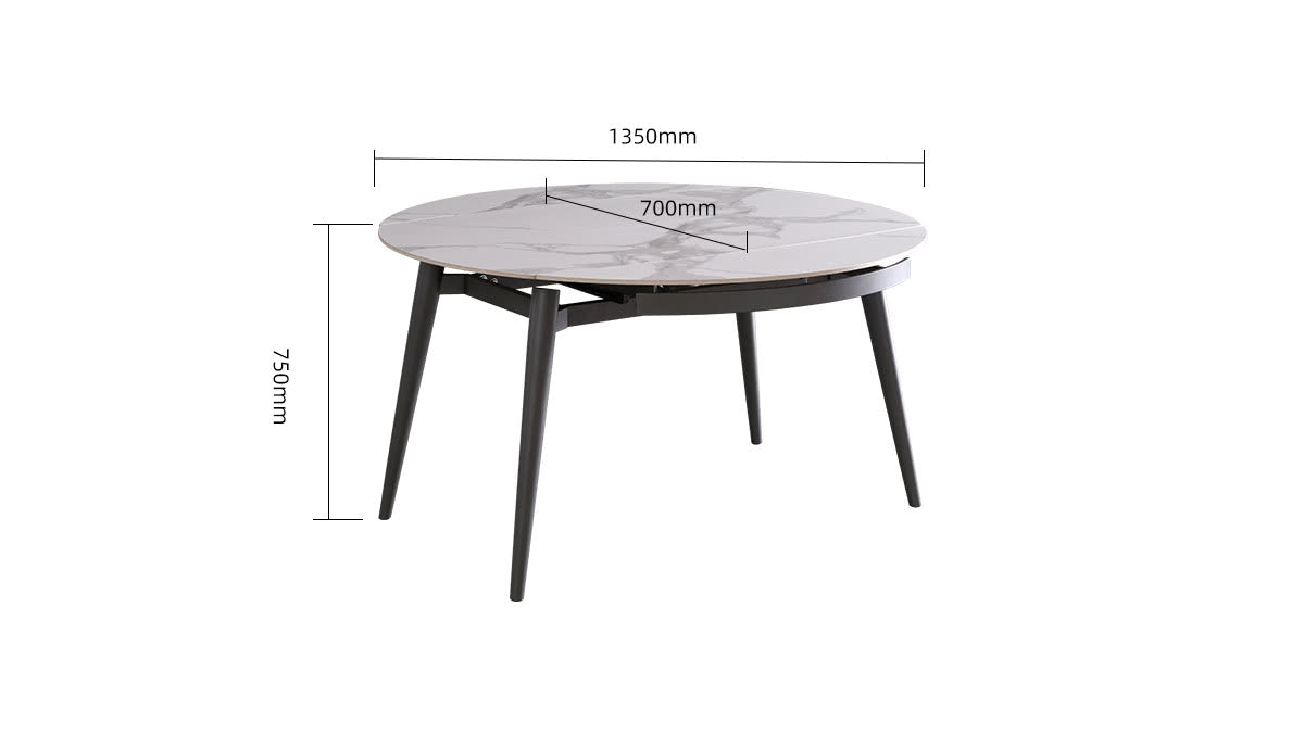 IN-Modern slate functional round table