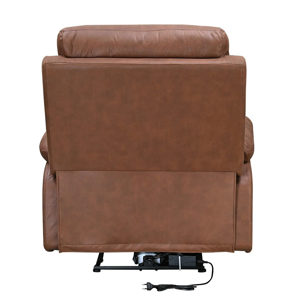 Nashville 1 Seater Electric Sofa Recliner-Brown